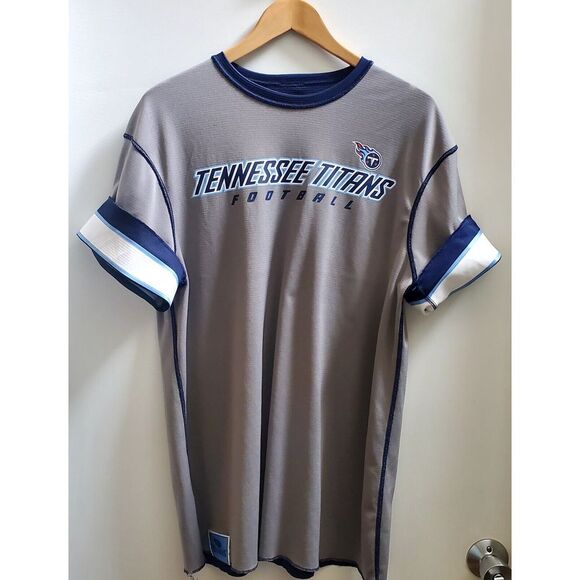 Tennessee Titans Jersey RARE Practice Blue SZ LG Reversible NFL Size Tag Removed - Picture 5 of 11